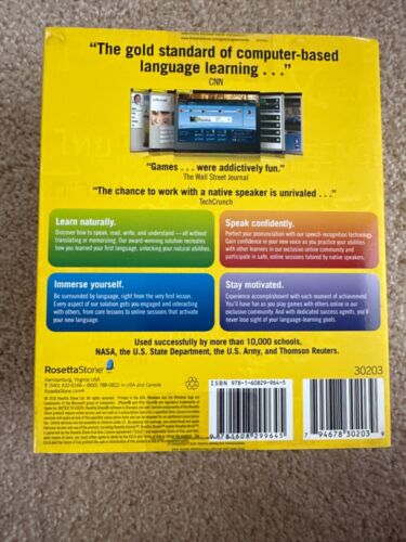 Brand New and Sealed Rosetta Stone Mandarin Level 1, 2,&3 - Picture 2 of 2