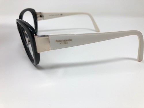 Kate Spade SOLIEL/S 0FU8 Y7 57-14-130 White Black Sunglasses Frame MI82 - Picture 2 of 8