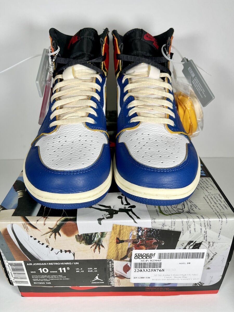 Air Jordan 1 Retro High OG NRG X Union LA Storm Blue BV1300 Air Jordan 1 Retro High OG NRG X Union LA Storm Blue BV1300