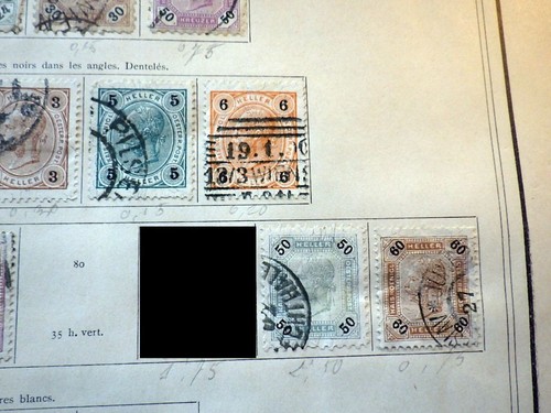 19 x Timbres AUTRICHE AUSTRIA OSTERREICH 1891-1904 Obliterés Used * - Picture 4 of 6