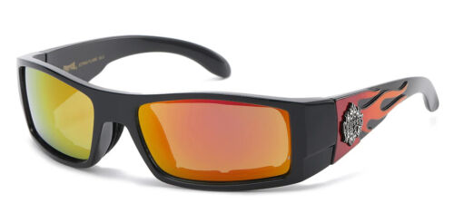 Biker Choppers Men Women Padded Foam Wind Resitant Motorcycle Riding Sunglasses - Picture 6 of 9