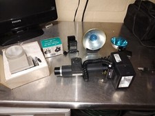 Lot of 6 Camera Flashes some vintage bulb and electronic all untested flash