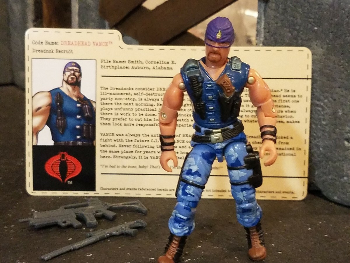 GI JOE ~2004 VANCE ~ RARE DREADHEADS ~ DREADNOK RAMPAGE ~ MIB MISB