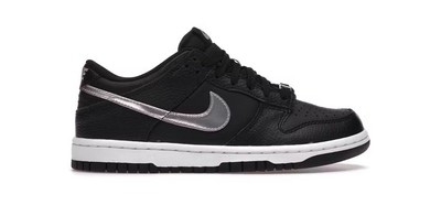 Nike NBA Dunk Low EMB GS Black 75th Anniversary Spurs DC9560-001 Youth Size 6Y