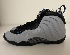 Nike Little Posite One Graffiti Youth Sz 6Y/ Women's Sz 7.5 Wolf Grey 644791-009