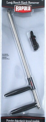 Rapala 15'' Long Reach Stainless Steel Trigger Grip Fish Hook Remover Brand New