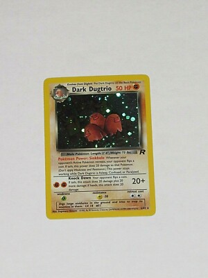DARK DUGTRIO - 6/82 - Team Rocket - Holo - Pokemon Card | eBay