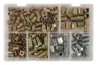 Brake Pipe Nut Fittings Set / Box 135 Pcs Male Female Short Full Thread MM & UNF