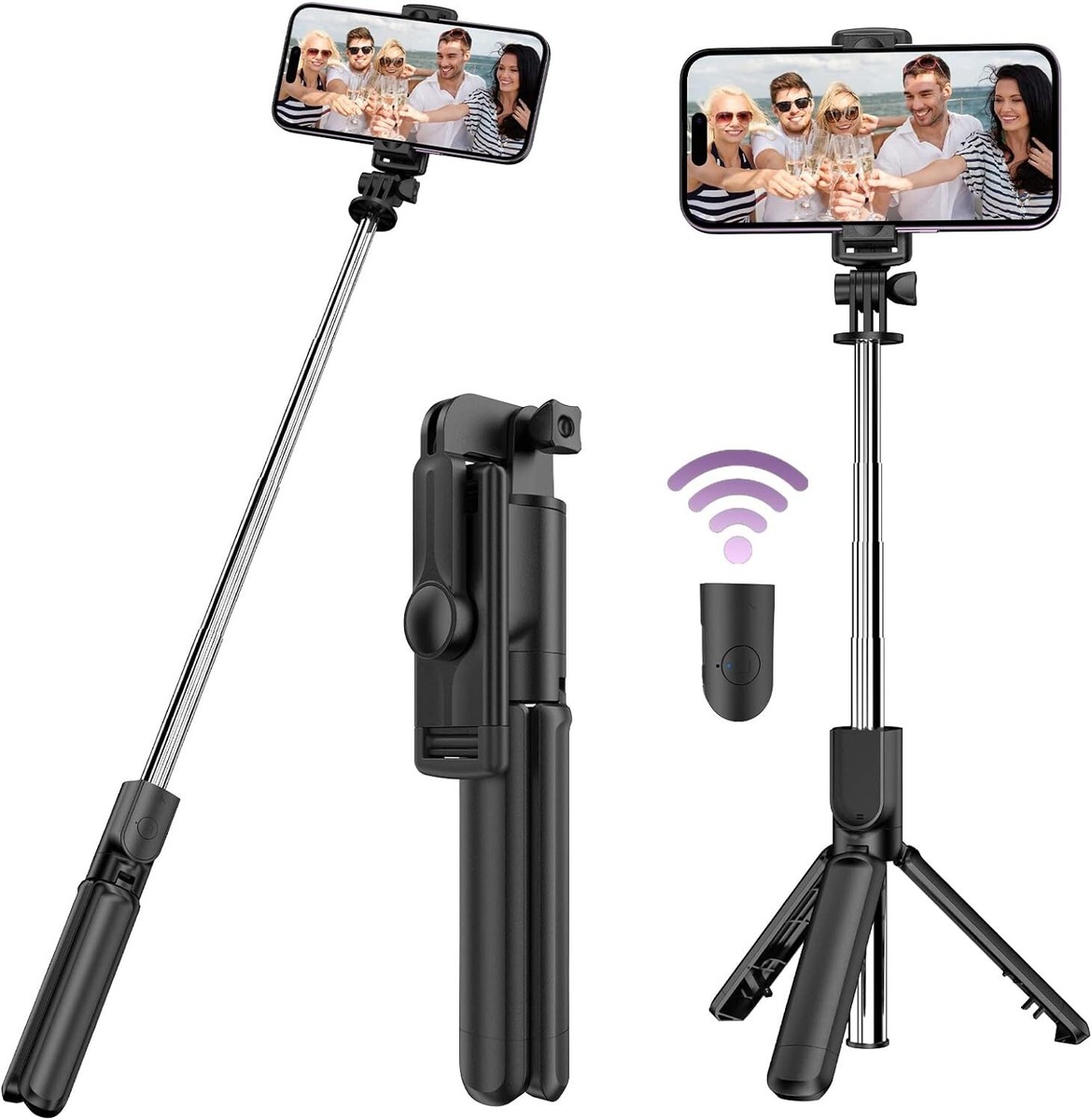 ATUMTEK Bluetooth Selfie Stick Tripod, Mini Extendable in