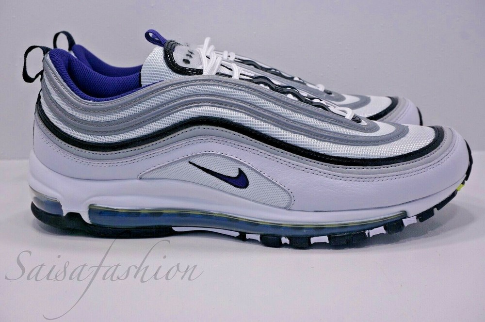 Nike Air Max 97 Kaomoji White Court Purple Men's Size 9.5 DD9598-100