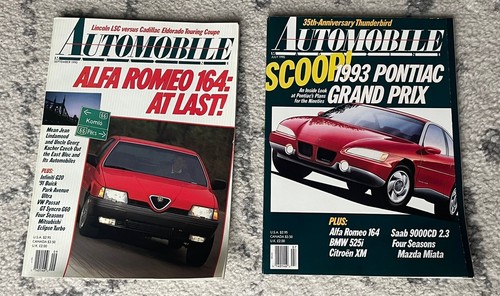 Vintage Automobile Magazine July & September 1990 Volume 5 #4 & 6 Lot of 2