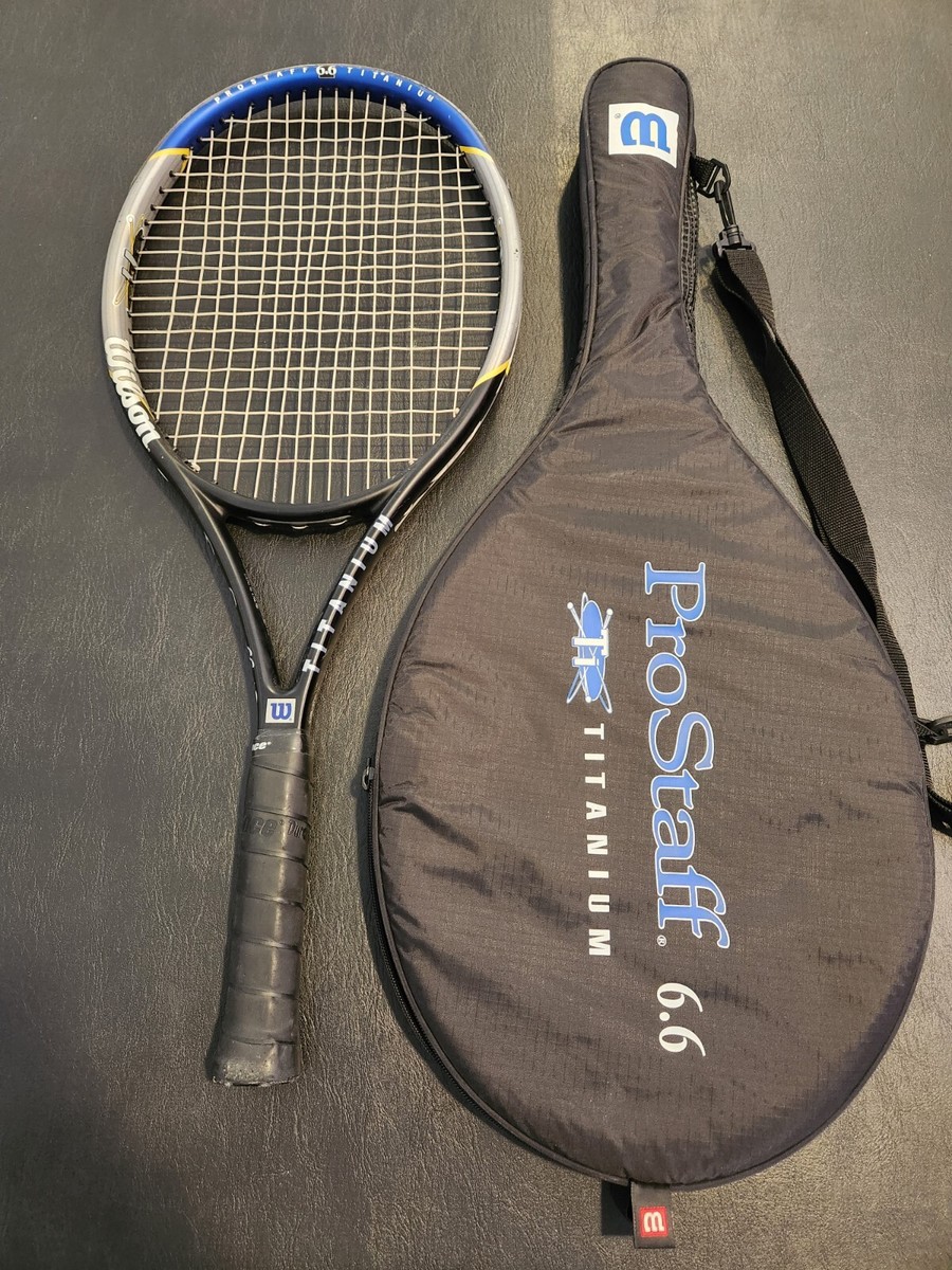 Wilson Prostaff 6.6 Titanium Oversize Tennis Racquet w/ Bag