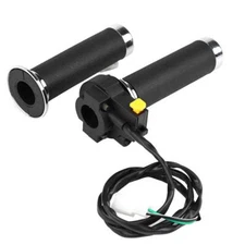 Throttle Hand Grips Throttle Control Handlebar Grip Kill Button Switch for 7/...
