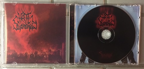 Hate Supremacy Under The Reign Of Armageddon CD Slipcase French Brutal RARE OOP - Foto 3 di 4