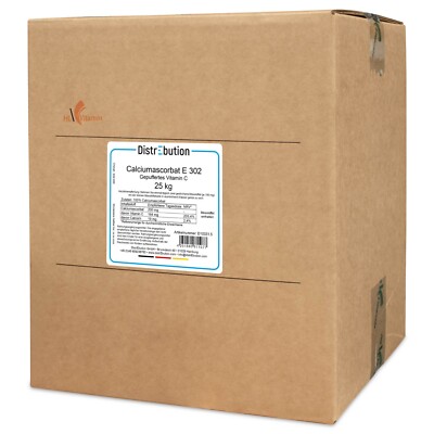 Vitamin C gepuffert Pulver 25 kg Rein Calciumascorbat E 302 Calcium-L-Ascorbat