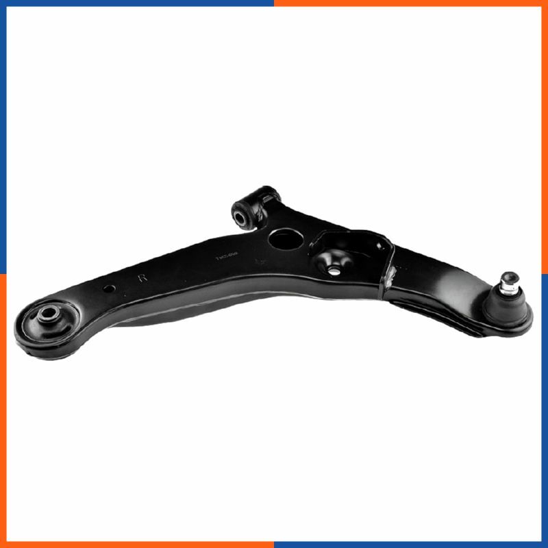Triangle de suspension avant droit Mitsubishi 16TC466 anti-vibration en acier