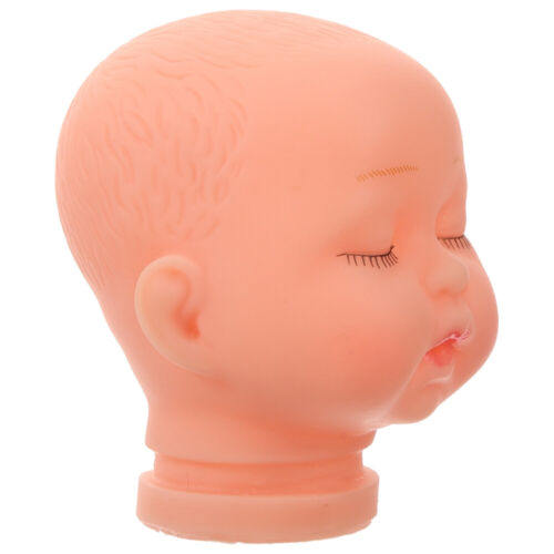 Cabeza de maniquí de bebé cabezas de muñeca llavero muñeca bebé dormida - Imagen 1 de 12