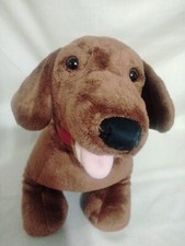 Build a Bear plush brown Dachshund Weiner Dog 16 Stuffed Animal