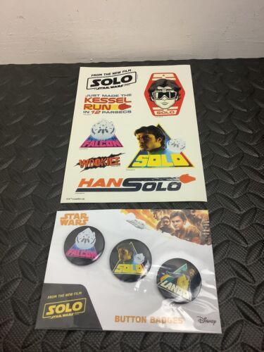 Zestaw Star Wars Pakiet - Odznaki kolekcjonerskie, naklejki, Vintage, Retro - Zdjęcie 1 z 7
