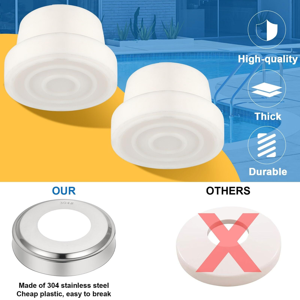 Stainless Steel Swimming 3 Step Pool Ladder Inground Pool Accessories Clearance eBay