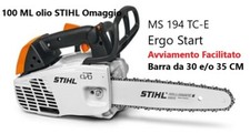 Motosega STIHL MS 194TC-E ErgoSTART AVVIANMENTO FACILITATO barra 30 cm  POTATURA