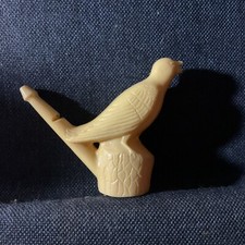 Stocking Stuffer Vintage Toy Water Warbler Plastic Bird Whistle 3x2 1/2
