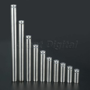 19mm Steel Advertisement Glass Standoff Pin Nail Billboard Fixing Screw Hardware Ebay