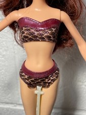 Barbie My Scene My Bling Chelsea Doll's Metallic Bikini Swimsuit Outfit Rare