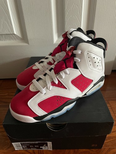 Jordan 6 Retro Carmine Size 5.5y Women 