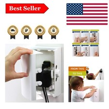 Toddler-Proof Outlet Cover Box - Quick Installation with All Hardware Included
