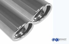 FOX Endschalldämpfer je 2x80mm Mercedes S-Kl Typ W221 S 320 CDI S 350 CDI ab 05