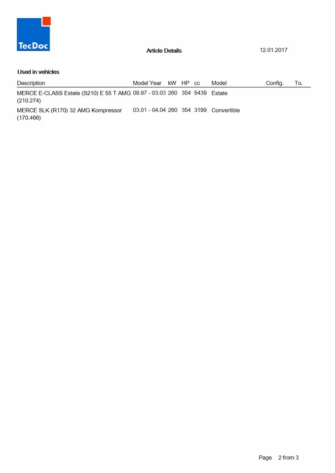 Brake pad wear warning contact BOSCH # 1987473008 fits MB 202 208 210 170 - Image 4 of 4