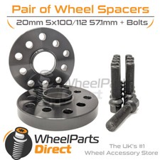 Radabstandshalter & Schrauben 20 mm für Bentley Flying Spur Mk2 13-19 auf Originalrädern