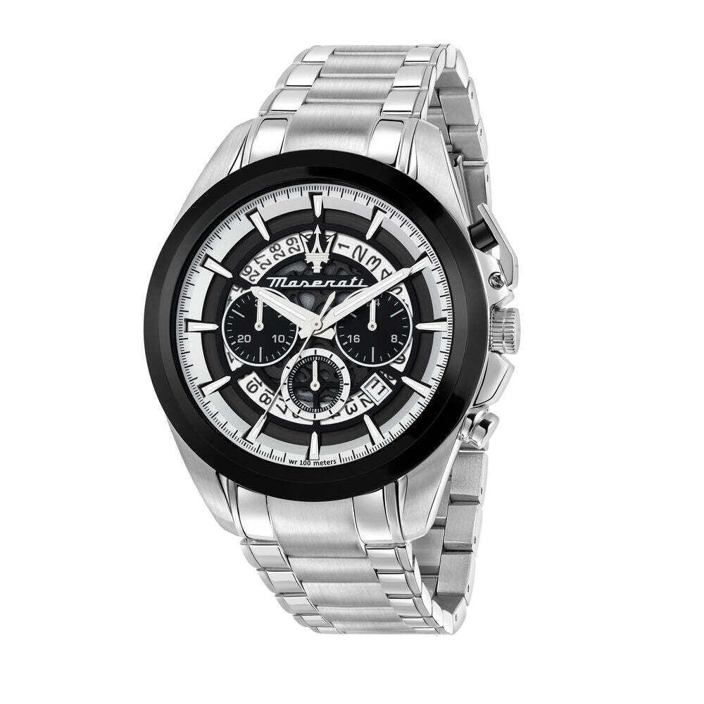 Maserati Traguardo Men's Black Watch R8873612059