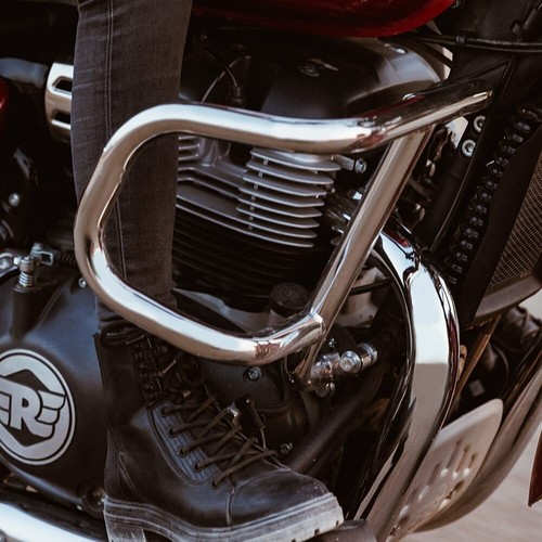 Royal Enfield Silver Airfly Evo Engine Guards Super Meteor /Shotgun 650 KXA00201 - Bild 3 von 7