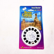 Vintage View Master 3D Tour Bryce National Park 3 Reels Set 1 2001