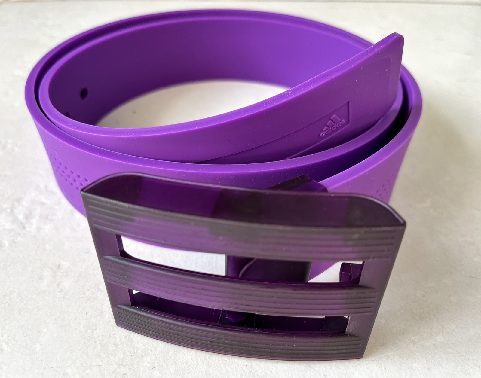 Adidas Golf Women’s Silicone Belt Cut To Size Taylor Made 3 Bar Purple
