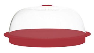 BIESSE Portatorta Classico Con Cupola - Bianco - 34x16 Cm - Lavabile In Lavastoviglie