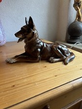 Antiker Porzellan Rauchverzehrer Ernst Bohne Sch&auml;ferhund