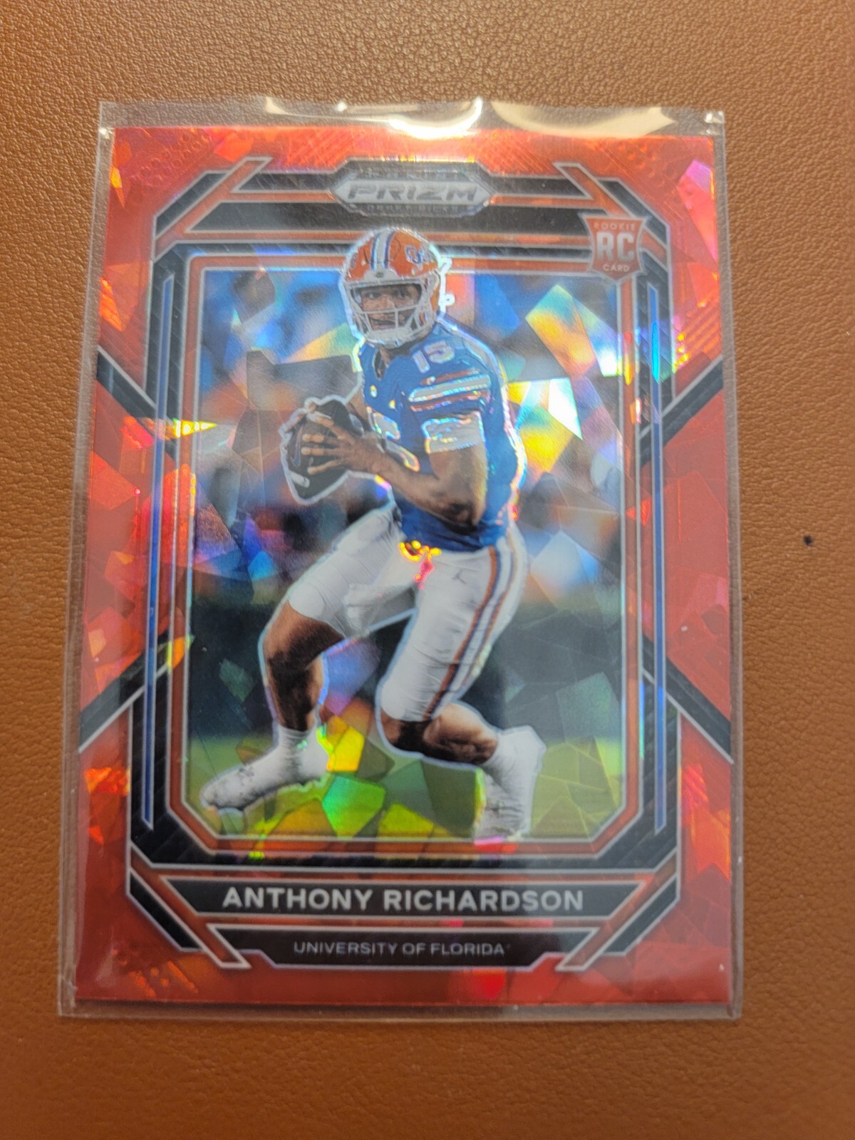 2023 Panini Prizm Draft Picks - Anthony Richardson #104 Red Ice Prizm (RC)