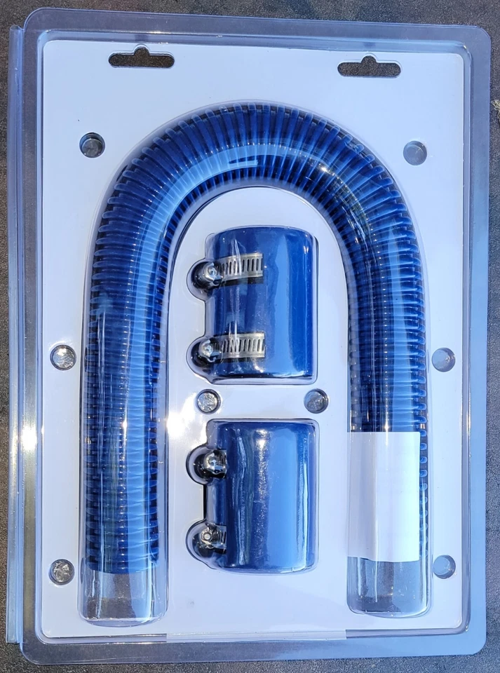 Manguera de radiador flexible azul acero inoxidable Summit Racing™ Foto 2 de 4