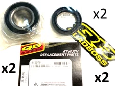 2-SETS / PAIR QUADBOSS CAN-AM + OTHERS FRONT / REAR WHEEL BEARING KITS   413976