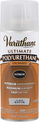 Varathane 9181 Interior Polyurethane Oil-Based Spray, 11.25 Oz, Satin Finish