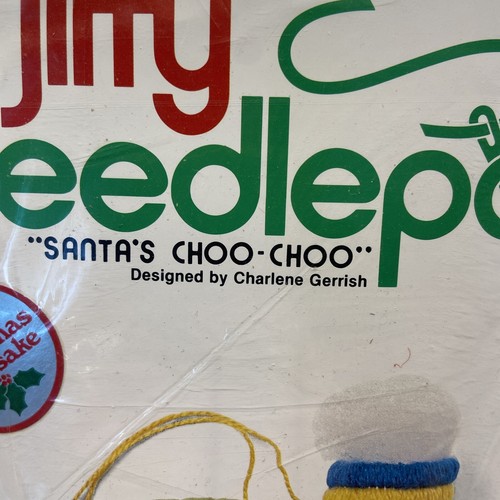 Santa’s Choo Choo Adorno de Navidad Jiffy Needlepoint 5039 Charlene Gerrish - Imagen 3 de 4