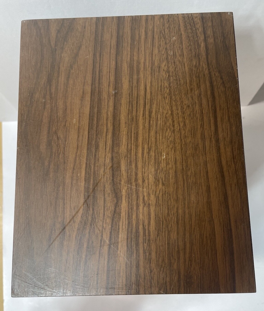 Rare Find Vintage Realistic Hi-Fi Speaker Wood Grain 15.5”x