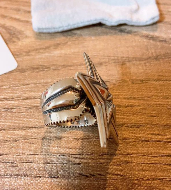 Cody Sanderson Codissanderson STERLING SILVER Big Star in Star Ring Size US7.5