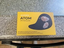Audien ATOM Rechargeable Hearing Amplifier Aid and Assist Hearing  Open Box
