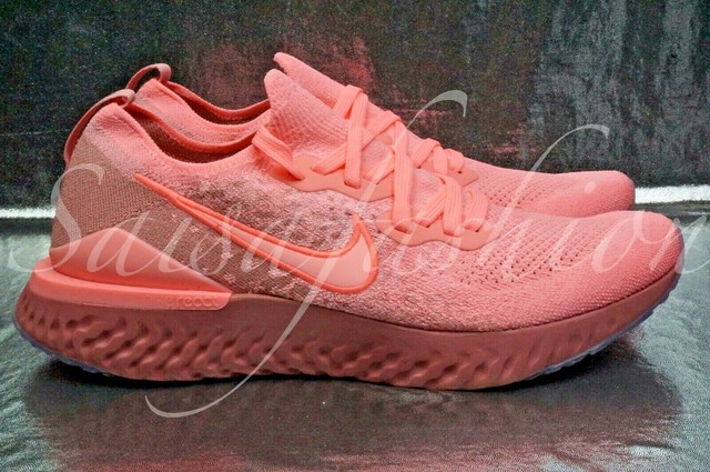 nike running epic react sneakers in pink