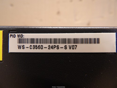 Cisco CATALYST WS-C3560-24PS-S V07 Ethernet Switch 24x Gigabit PoE + RACK EARS - Photo 8/11