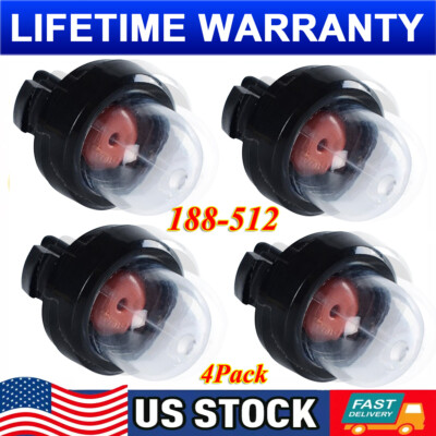 #ad 4PACK Purge Pump Primer Bulb 188 512 For Fuel Tank Husqvarna 345 346 350 353 850 $6.99